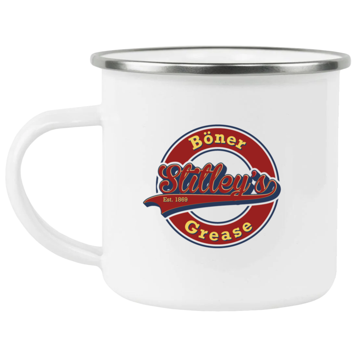 Stitley's Enamel Camping Mug